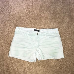Sea foam green shorts!